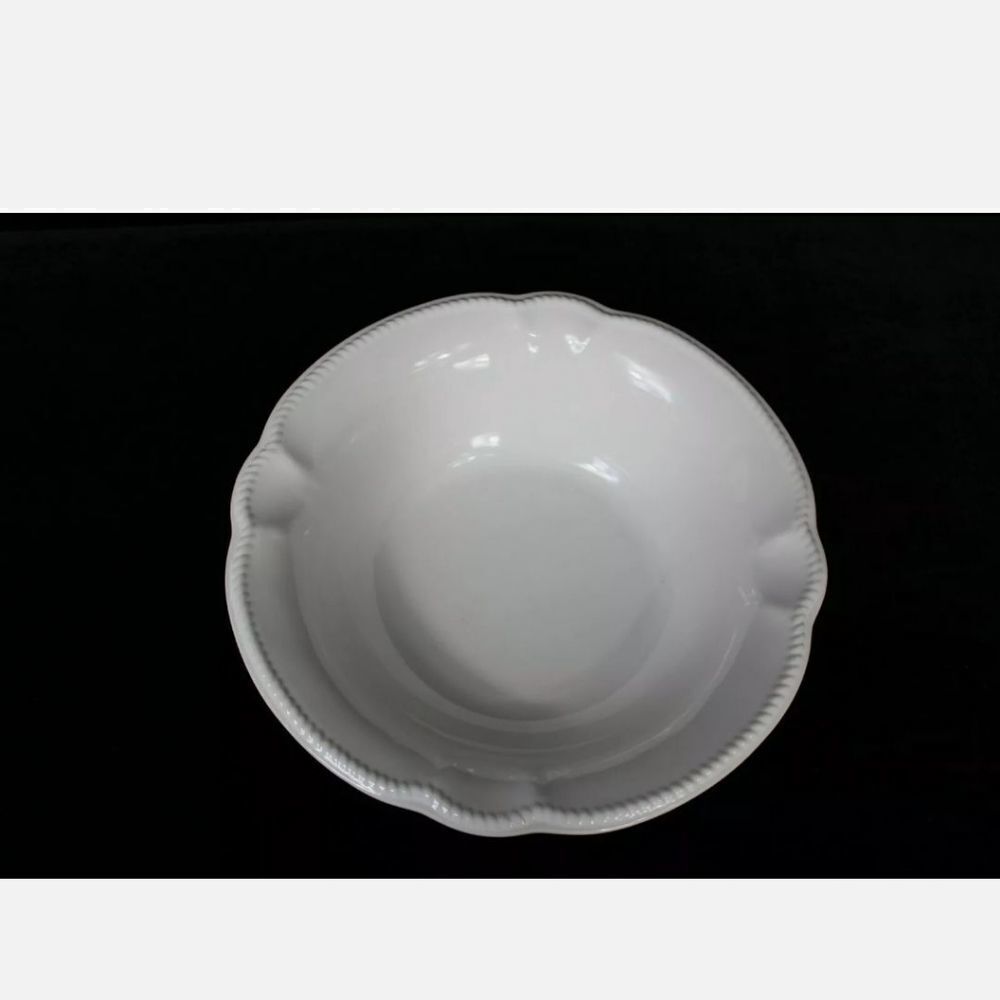 PFALTZGRAFF IVORY SCALLOPED SERVING BOWL 10.75" AC